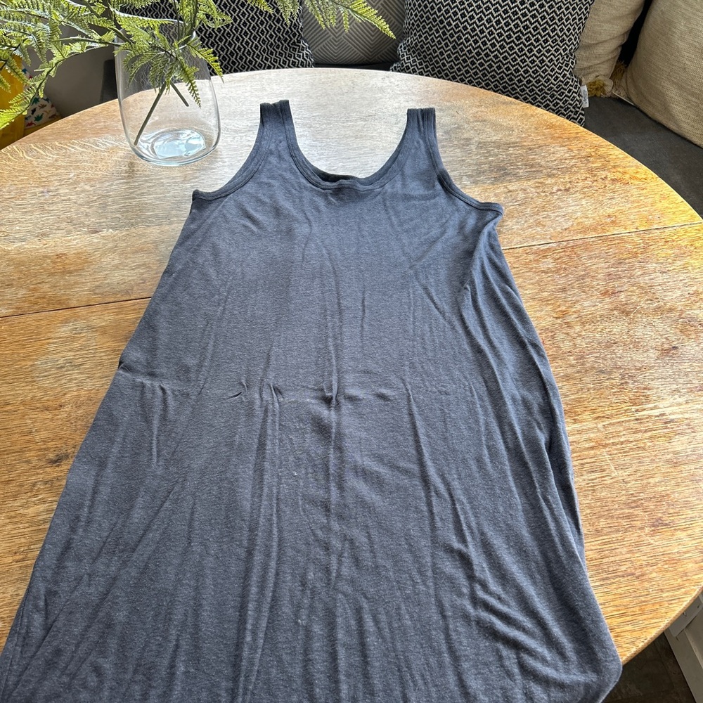 Midi Linen Tank Dress - M